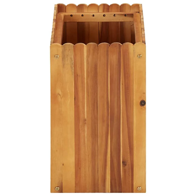 Arriate De Madera Maciza De Acacia 50x30x50 Cm