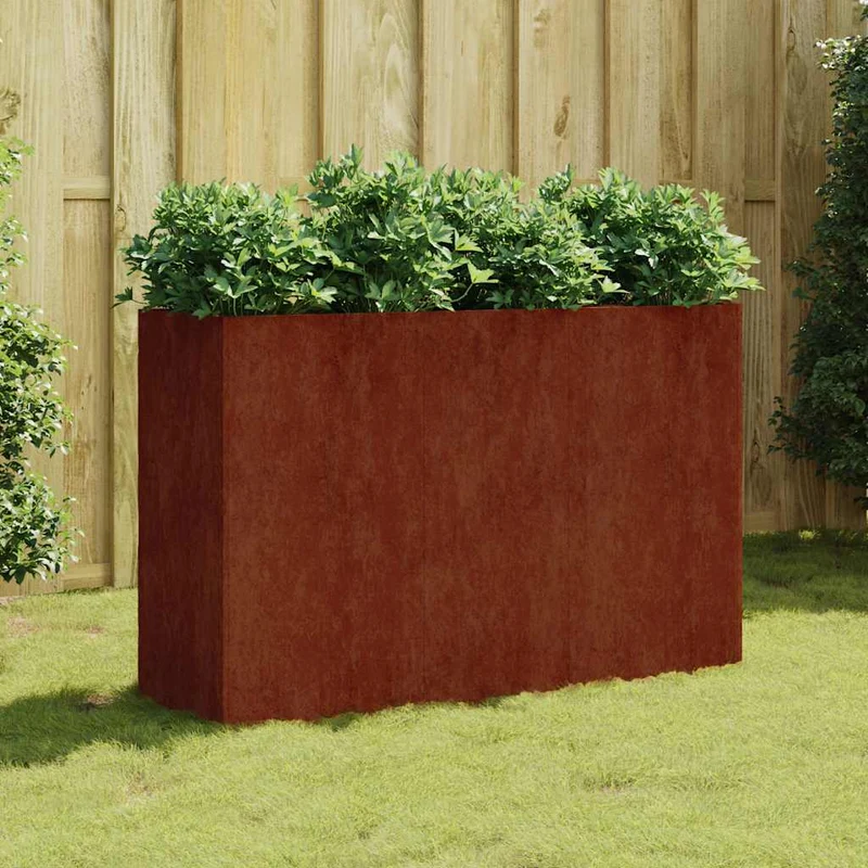 Jardinera Acero Corten 120x40x80 Cm