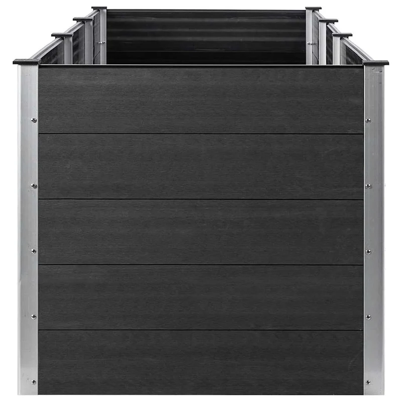 Arriate Elevado De Wpc Gris 300x100x91 Cm