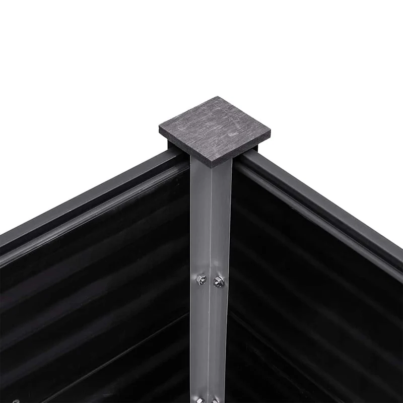 Arriate Elevado De Wpc Gris 300x100x91 Cm