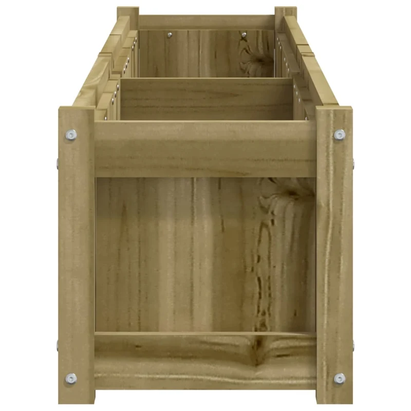 Jardineras De Exterior 2 Unidades Madera Impregnada De Pino