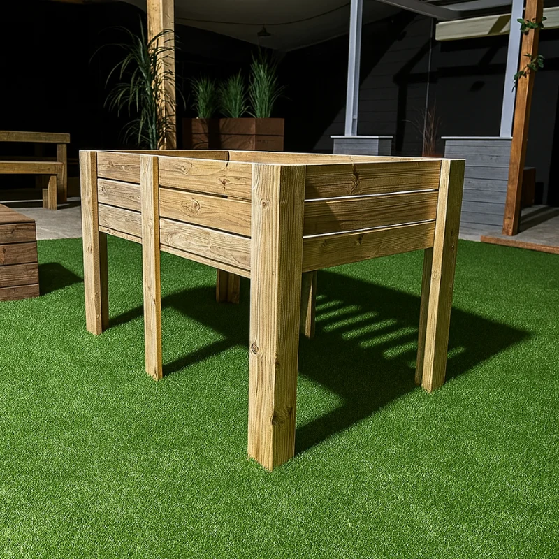 Mesa De Cultivo Bora Profunda 30cm Vidahuerto 150x80x80 Cm.