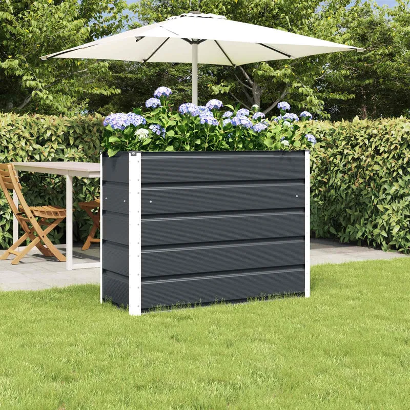 Jardinera Antracita 100 X 40 X 75 Cm Acero