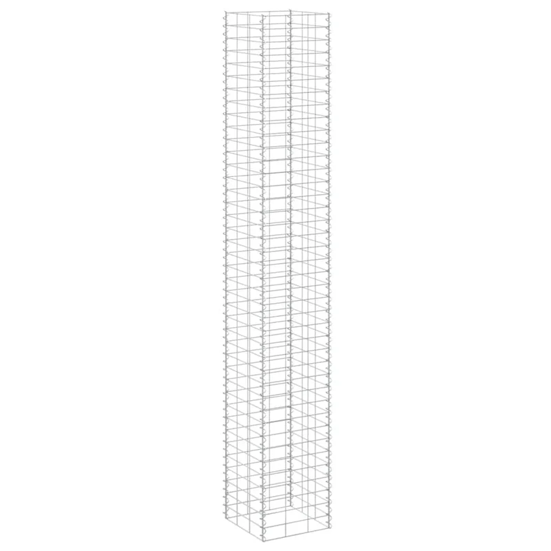 Arriates De Gaviones 3 Unidades Hierro 30x30x200 Cm