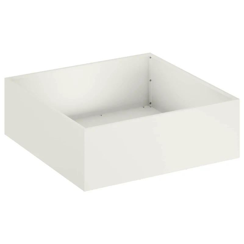 Macetero De Jardín 2 Uds. Blanco 40 X 40 X 20 Cm