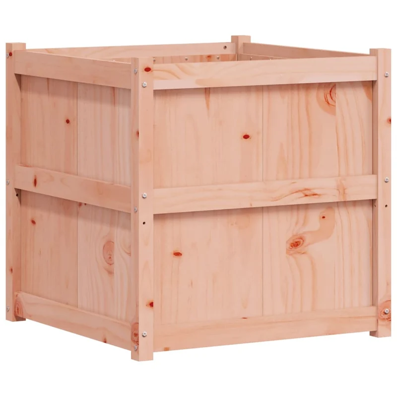 Jardinera De Madera Maciza Douglas 70x70x70 Cm