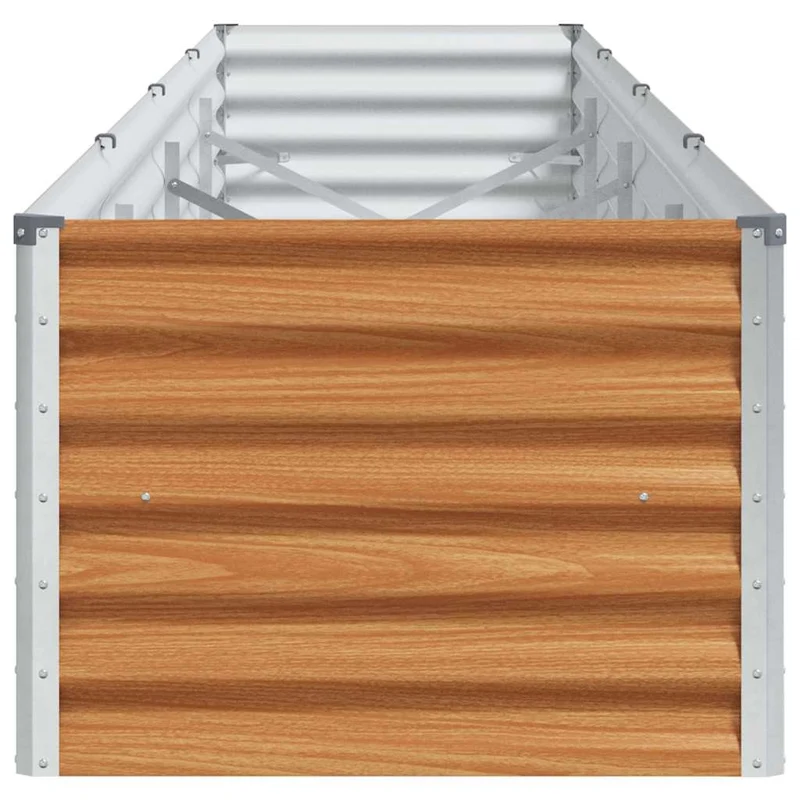 Arriate Elevado Marrón Claro 390 X 50 X 36 Cm Acero Galvanizado