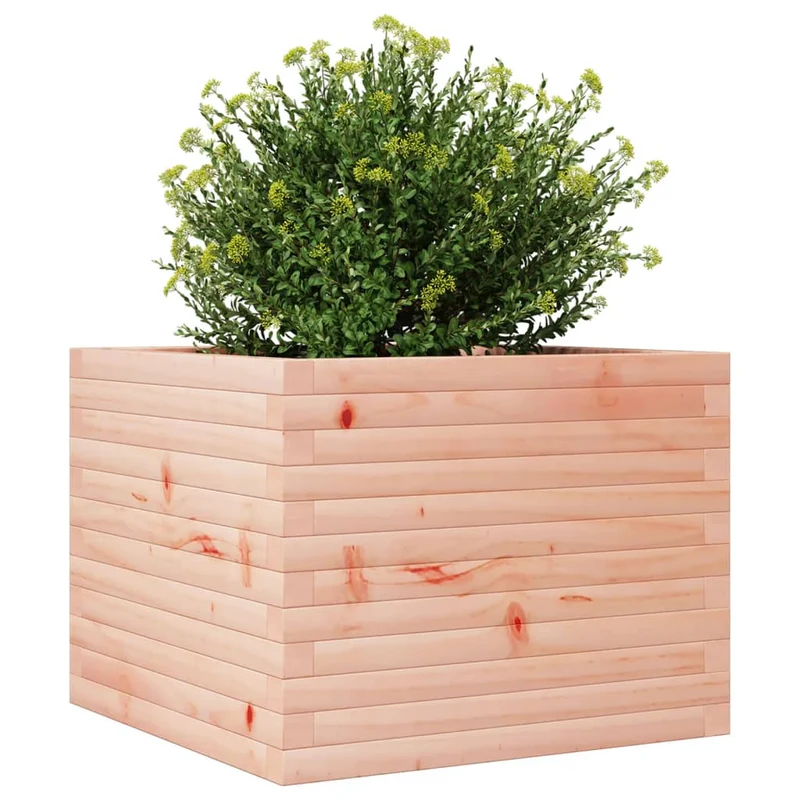 Jardinera De Madera Maciza Douglas 60x60x46 Cm