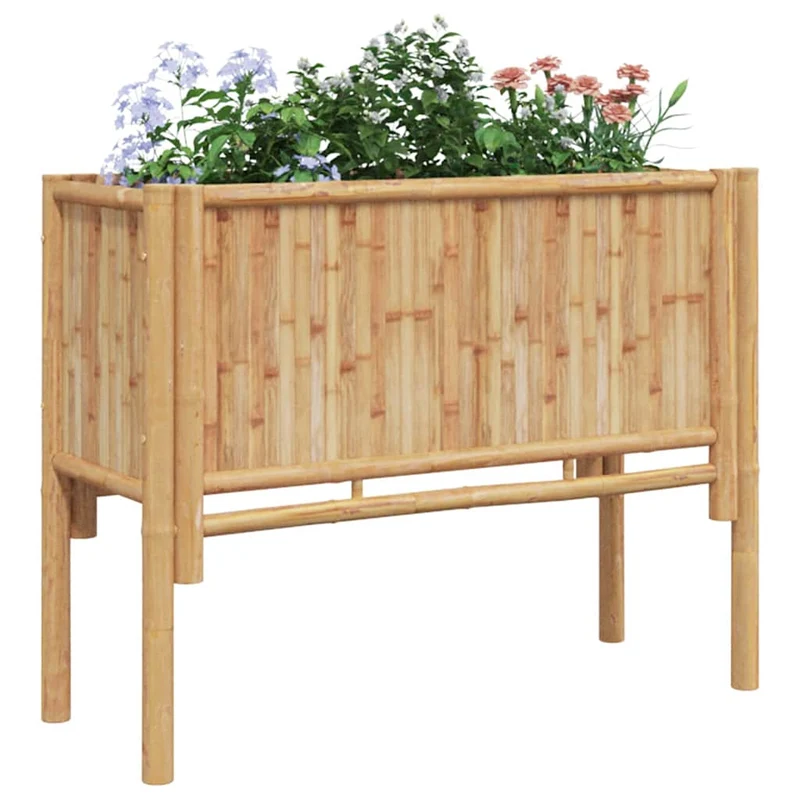 Cama Elevada Marrón 90 X 35 X 70 Cm Bambú