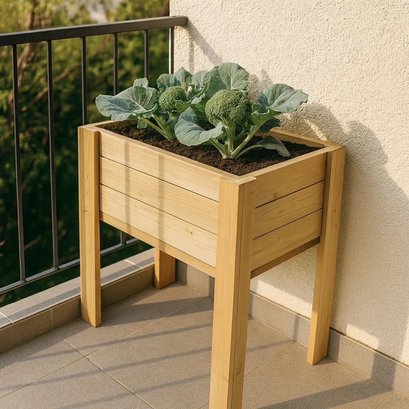 Mesa De Cultivo Bora Profunda 30cm Vidahuerto 80x40x80 Cm.