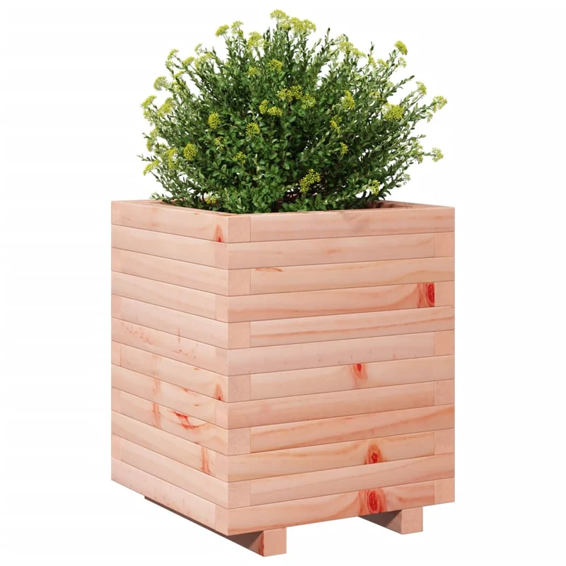 Jardinera Madera Maciza De Abeto Douglas 40x40x49,5 Cm