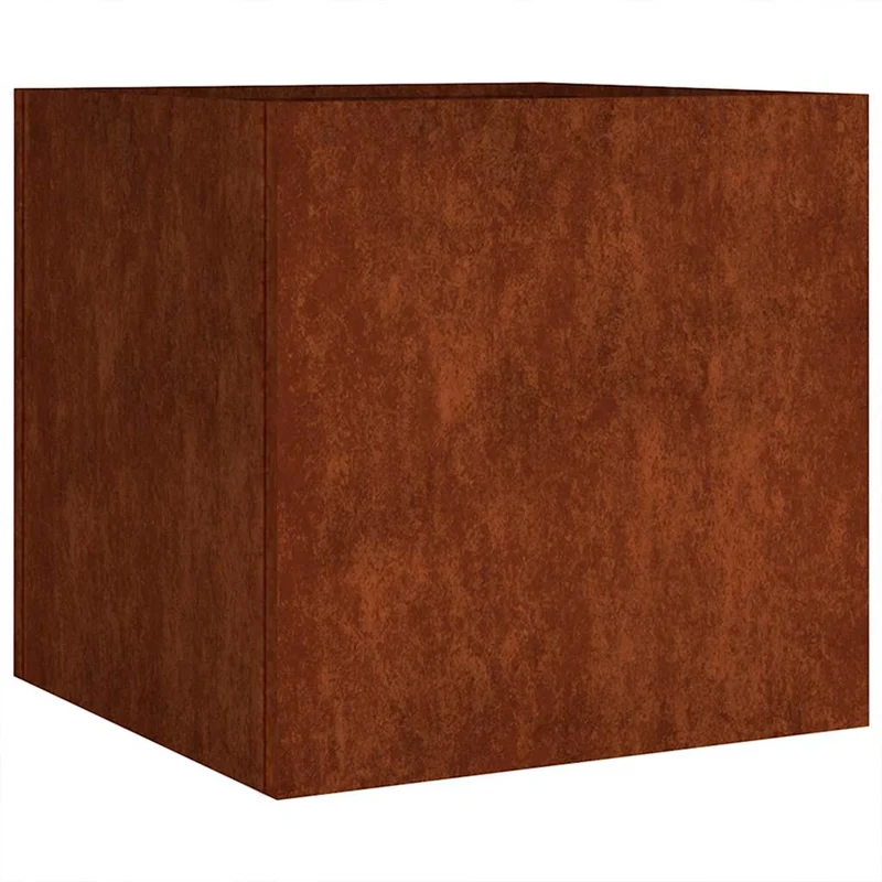 Jardinera De Acero Corten 40x41x40 Cm