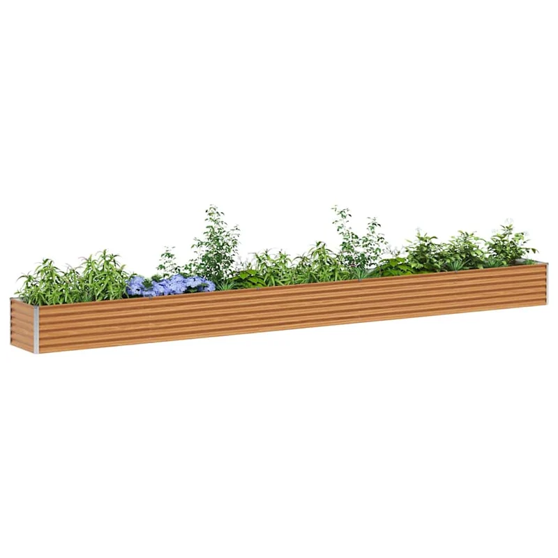 Arriate Elevado Marrón Claro 485 X 50 X 36 Cm Acero Galvanizado