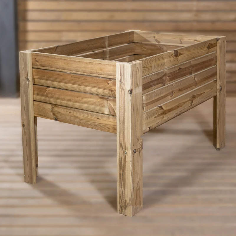 Mesa De Cultivo Mura Profunda 40cm Vidahuerto 80x40x80 Cm.