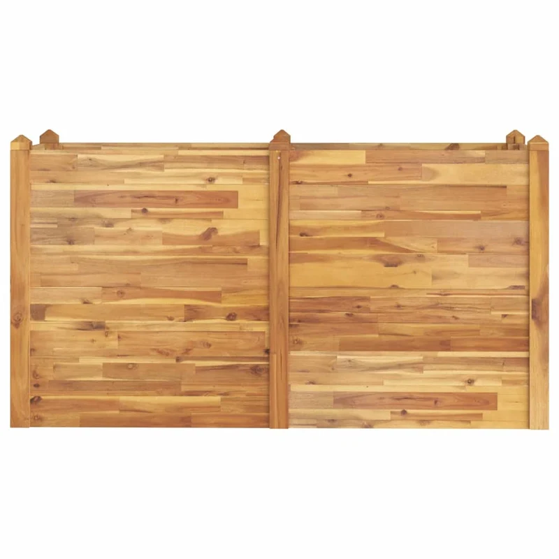 Jardinera Arriate Madera Maciza Acacia 160x60x84 Cm