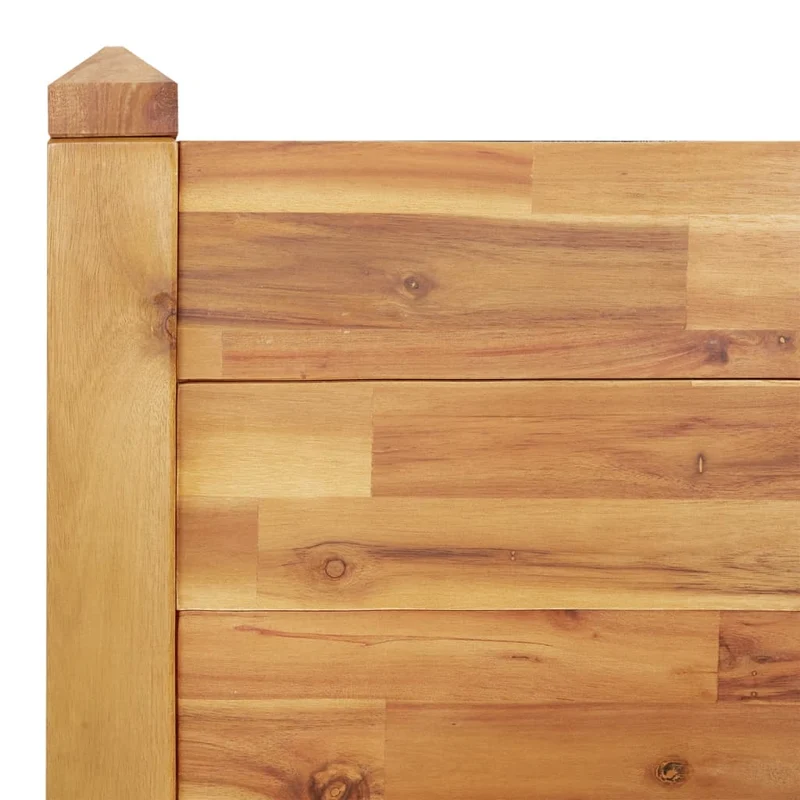 Jardinera Arriate Madera Maciza Acacia 160x60x84 Cm