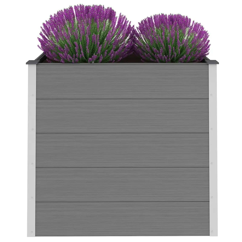 Arriate De Wpc Gris 100x50x91 Cm