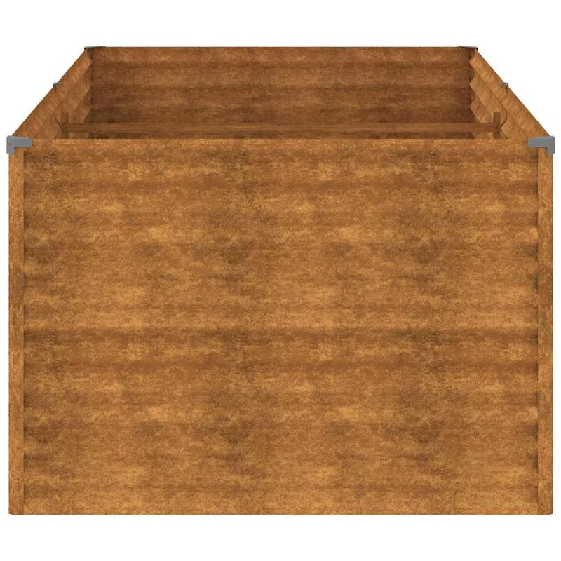 Jardinera De Acero Corten 196x100x69 Cm