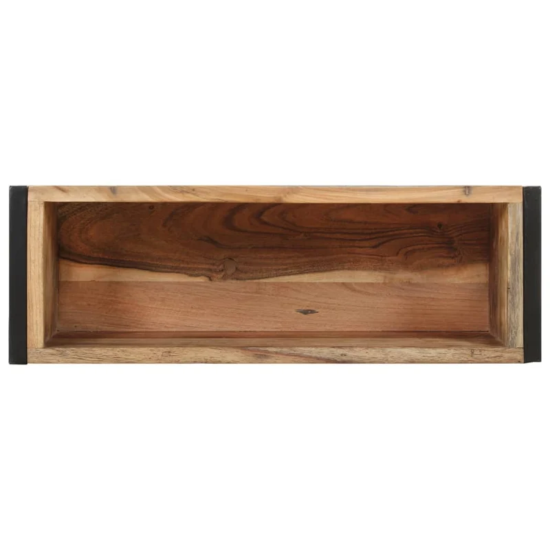 Jardinera De Madera Maciza Reciclada 60x20x68 Cm