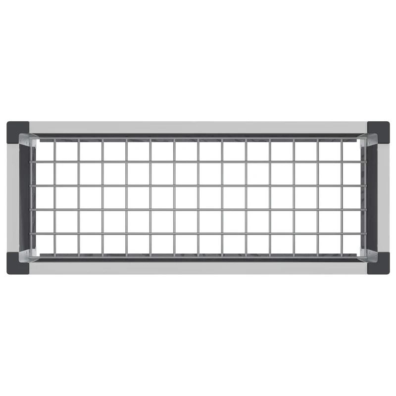Arriate Elevado Gris 75 X 30 X 42 Cm Wpc Y Aluminio