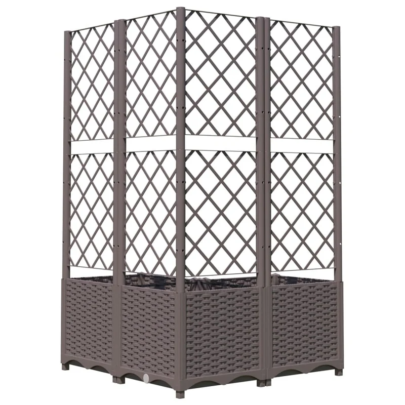 Jardín Marrón 80 X 80 X 136 Cm