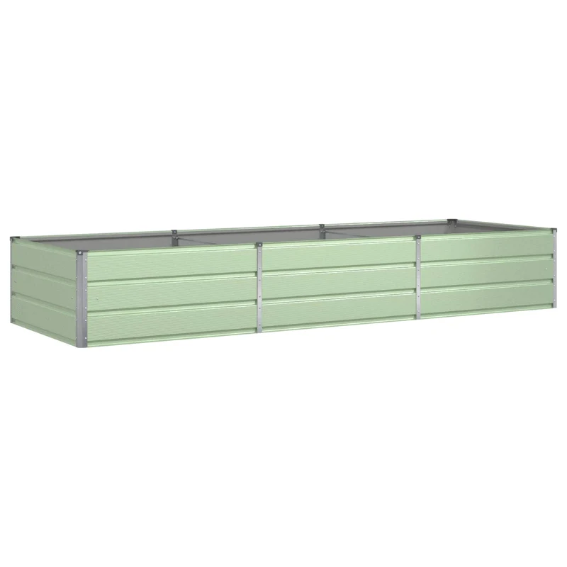 Jardinera Verde Pastel 290 X 100 X 45 Cm Acero Galvanizado
