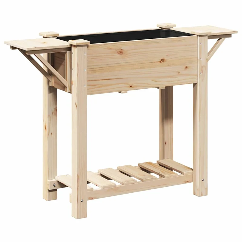 Macetero De Jardín Beige 111 X 37 X 76,5 Cm