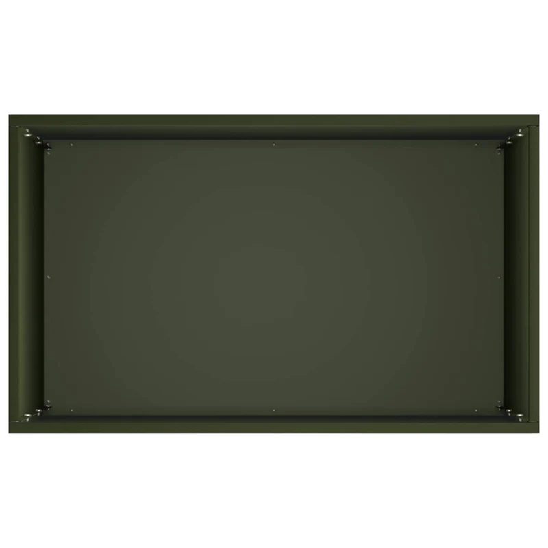 Macetero De Jardín Verde Oliva 50 X 40 X 75 Cm