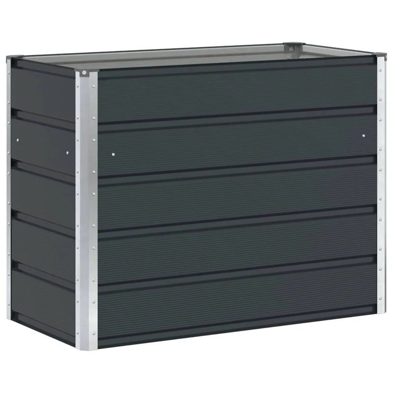 Jardinera Antracita 100 X 50 X 75 Cm Acero Galvanizado