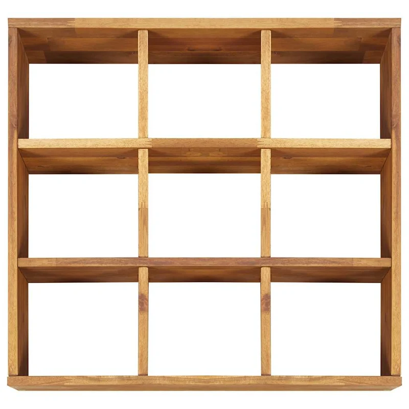 Arriate De Especias Madera Maciza De Acacia 60x60x15 Cm