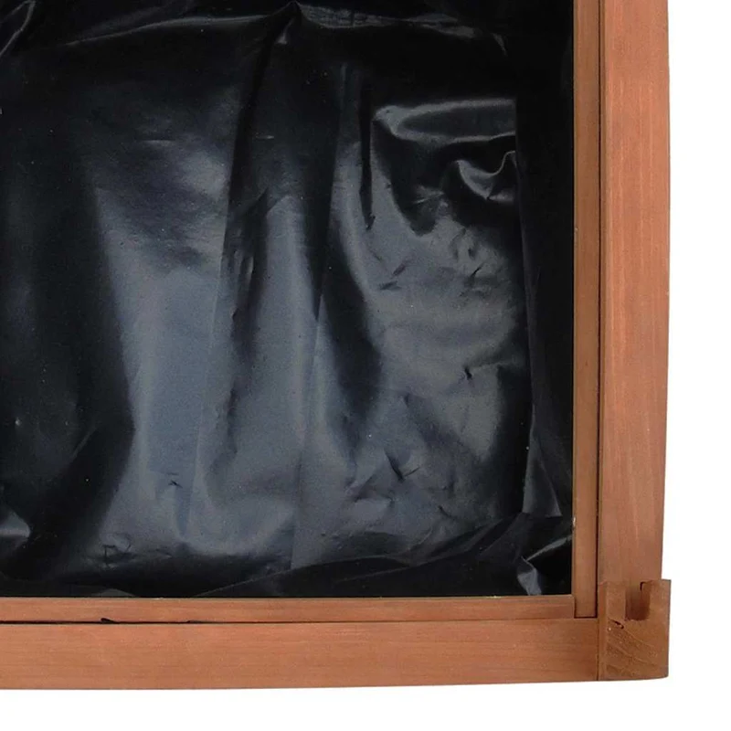 Arriates 2 Unidades Madera De Abeto 50x50x50 Cm