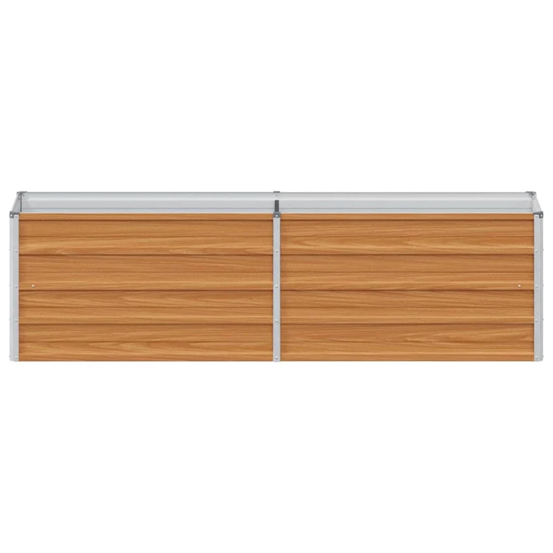 Arriate Elevado Marrón Claro 160 X 40 X 45 Cm Acero Galvanizado