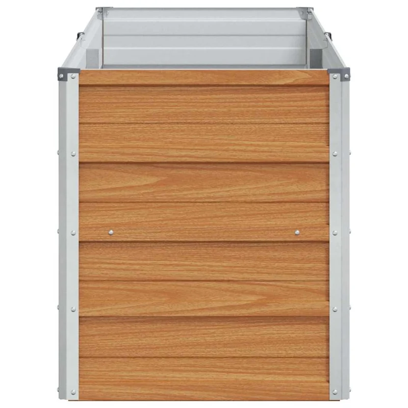 Arriate Elevado Marrón Claro 160 X 40 X 45 Cm Acero Galvanizado