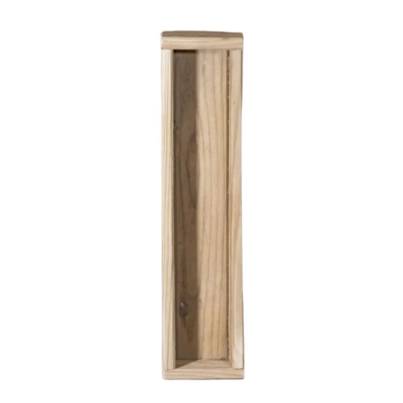 Jardinera Balcona De Madera Tratada Vidahuerto 60x13x9 Cm