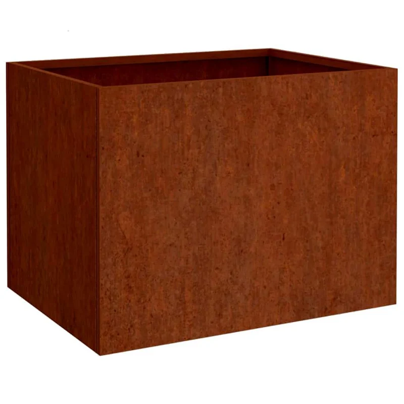 Jardinera De Acero Corten 62x47x46 Cm