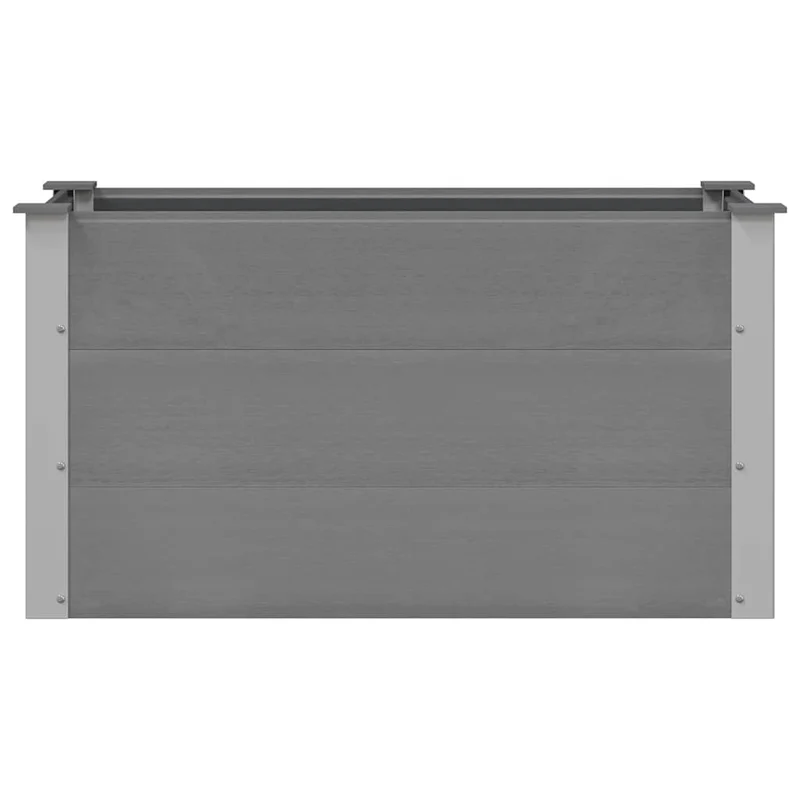 Arriate De Wpc Gris 100x50x54 Cm