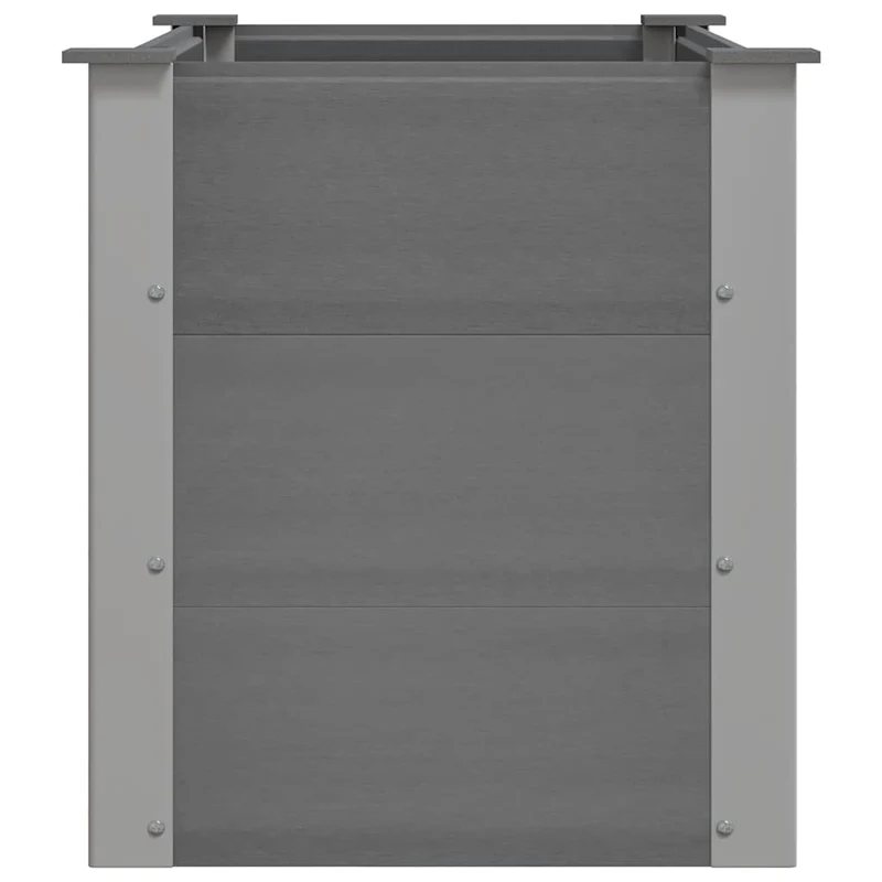 Arriate De Wpc Gris 100x50x54 Cm