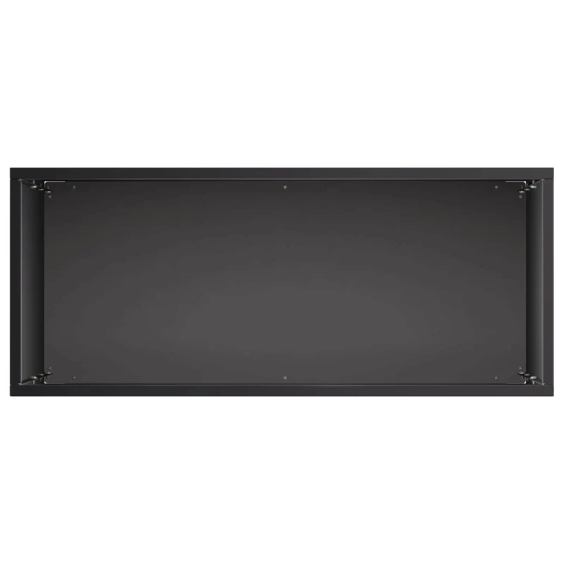 Macetero De Jardín 2 Uds. Negro 50 X 20 X 75 Cm