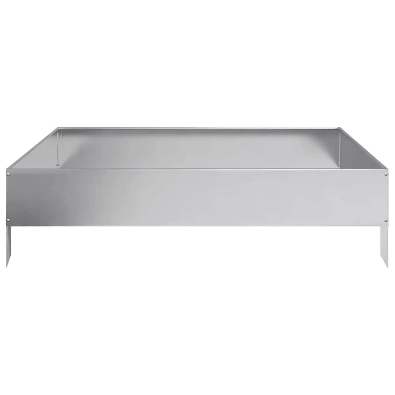 Jardinera De Acero Galvanizado 100x100x26 Cm