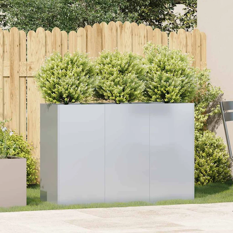 Jardinera 120x40x80 Cm De Acero Galvanizado