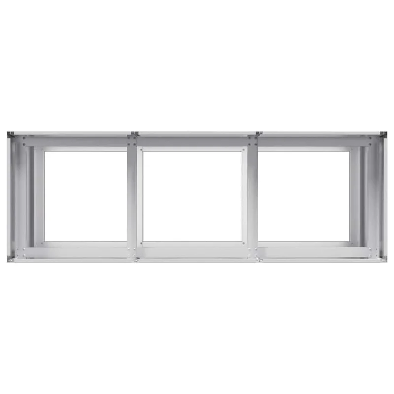Jardinera 120x40x80 Cm De Acero Galvanizado