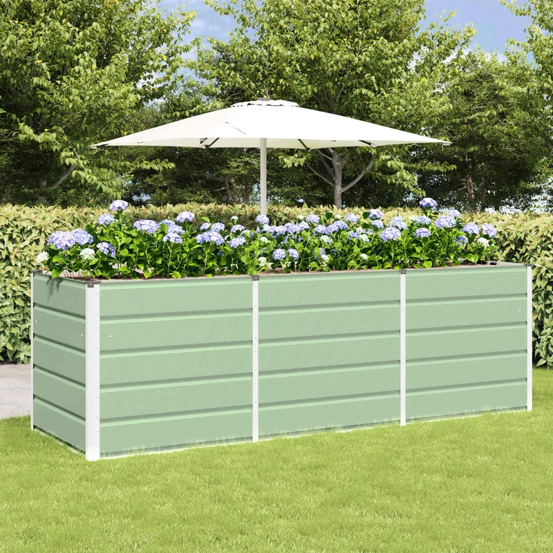 Jardinera Verde 240 X 80 X 75 Cm Acero