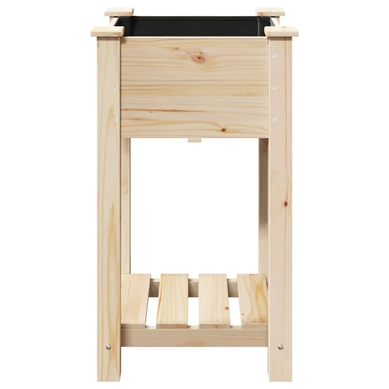 Macetero De Jardín Beige 45 X 45 X 76,5 Cm