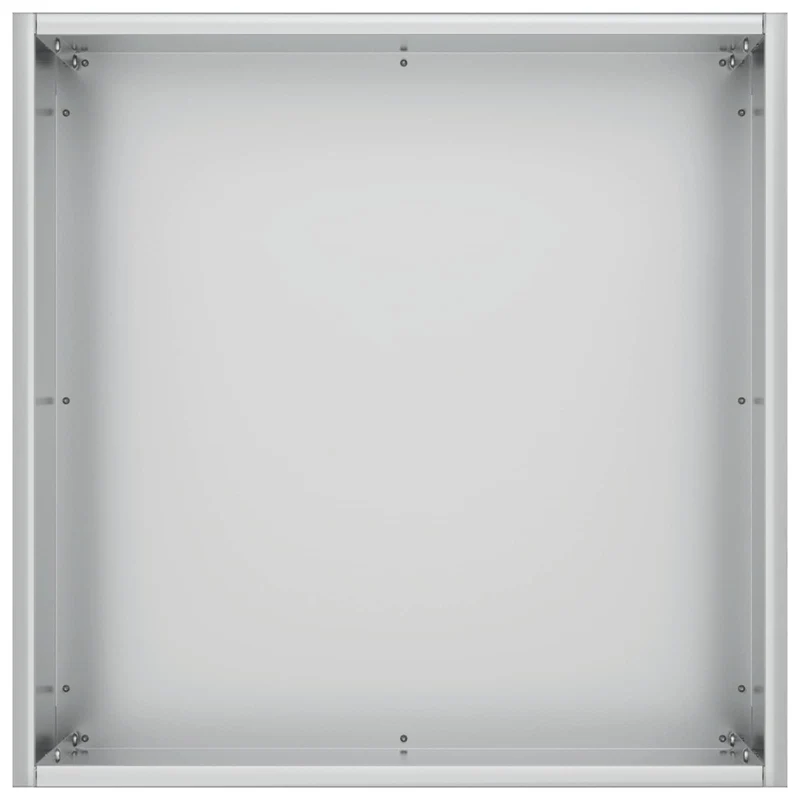 Macetero De Jardín Plateado 35 X 35 X 35 Cm Acero Galvanizado