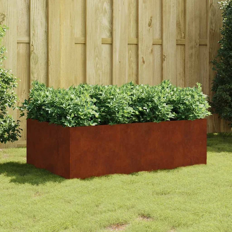 Jardinera Acero Corten 120x80x40 Cm