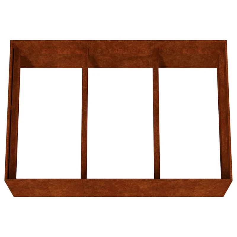 Jardinera Acero Corten 120x80x40 Cm
