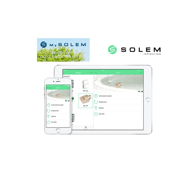 Modulo Solem Bt 1 Estación 9v - Control Bluetooth Para Riego Automático