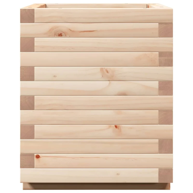 Jardinera Madera Maciza De Pino 40x40x49,5 Cm