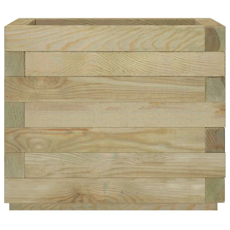 Arriate Cuadrado Madera 50x50x40 Cm