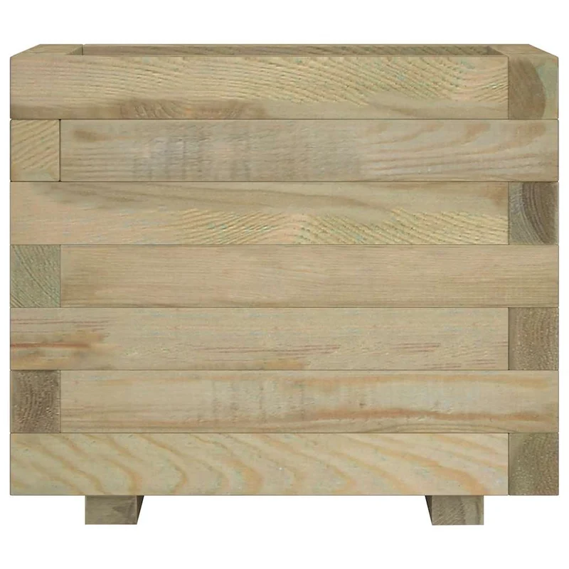 Arriate Cuadrado Madera 50x50x40 Cm
